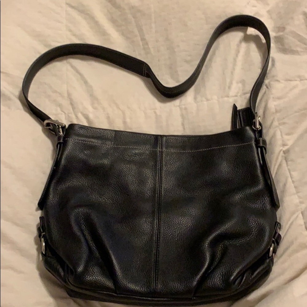 Black coach purse